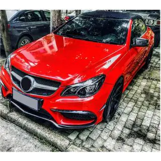 Nakładki na Przedni Zderzak (do AMG-Line 2014-2016, Carbon) zdjęcia 3