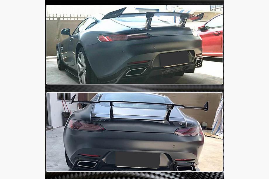 Mercedes AMG GT C190/R190 2014-2022 Spoiler V1 (do C190 2014-2019, Carbon) Zdjęcia 3