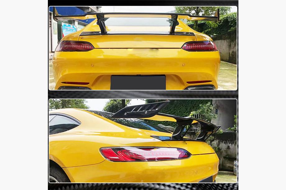 Mercedes AMG GT C190/R190 2014-2022 Spoiler V1 (do C190 2014-2019, Carbon) Zdjęcia 4