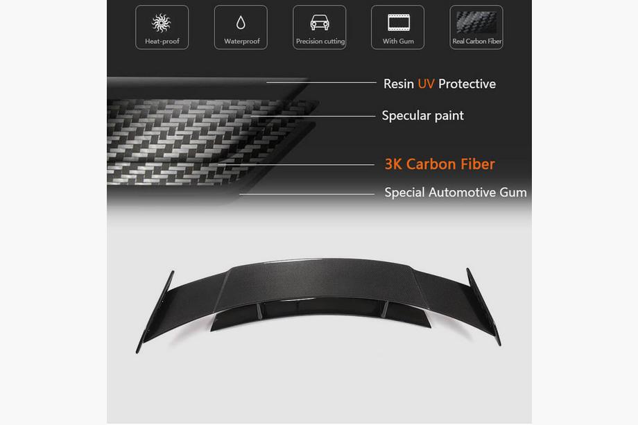 Mercedes AMG GT C190/R190 2014-2022 Spoiler V1 (do C190 2014-2019, Carbon) Zdjęcia 5