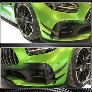 Nakładki na przedni zderzak V2 (do GT R 2016-2019, Suchy Carbon) zdjęcia 4