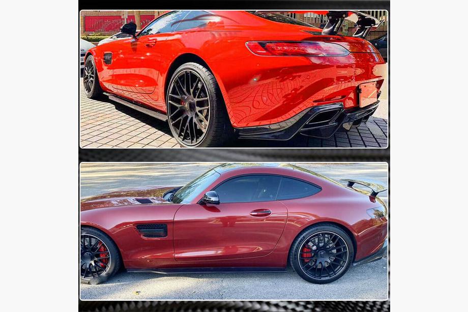 Mercedes AMG GT C190/R190 2014-2022 Progi Boczne (2015-2017, Carbon) Zdjęcia 4