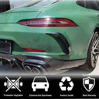 Nakładki na tylny zderzak V2 (do GT63 2018-2022, Carbon) zdjęcia 3