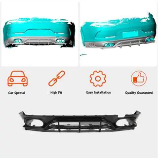 Dyfuzor tylnego zderzaka do GT43/GT50/GT53 2018-2022, Carbon zdjęcia 2