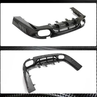 Dyfuzor tylnego zderzaka do GT43/GT50/GT53 2018-2022, Carbon zdjęcia 4