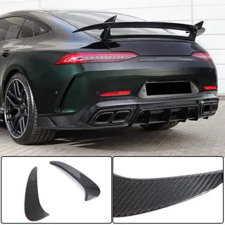 Nakładki na tylny zderzak V1 (do GT63 2018-2022, Carbon) zdjęcia 1