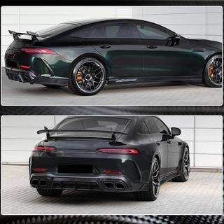 Nakładki na tylny zderzak V1 (do GT63 2018-2022, Carbon) zdjęcia 3