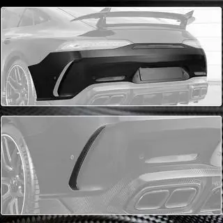 Nakładki na tylny zderzak V1 (do GT63 2018-2022, Carbon) zdjęcia 4