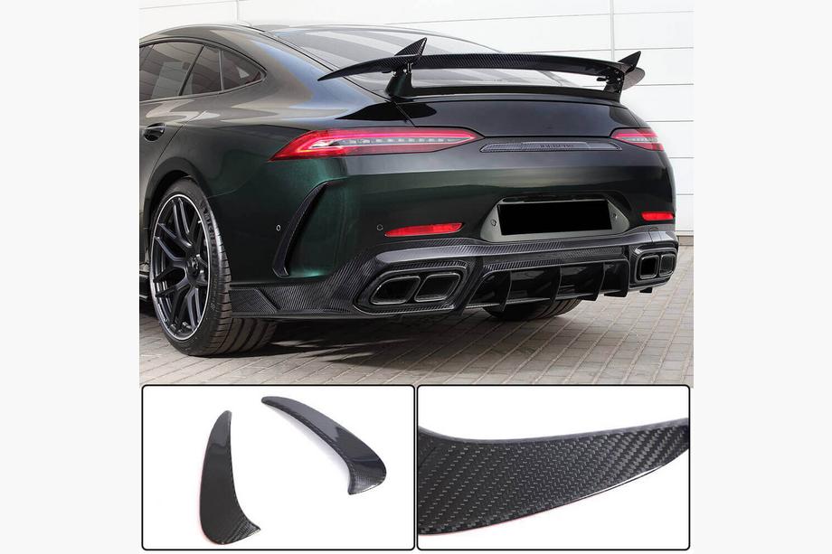 Mercedes AMG GT 4 X290 2018- Nakładki na tylny zderzak V1 (do GT63 2018-2022, Carbon) Image