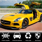 Mercedes SLS C197 2010-2014 Flapy Zderzaka Przedniego V1 Carbon zdjęcia 3