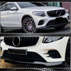 Mercedes GLC coupe C253 2016-2023 Nakładka na przedni zderzak Lip (do AMG-Line/GLC43 AMG, Carbon) zdjęcia 2
