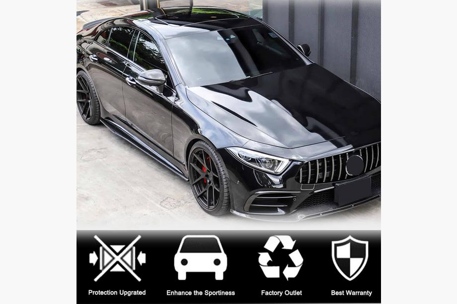Mercedes CLS C257 2018- Progi Boczne V1 (do AMG/AMG-Line 2018-2020, Carbon) Zdjęcia 3