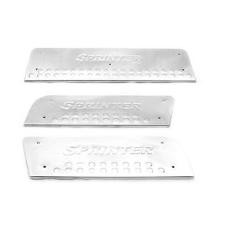 Nakładki na wewnętrzne progi OmsaLine (stal nierdzewna) Mercedes Sprinter W906 2006–2018 zdjęcia 2
