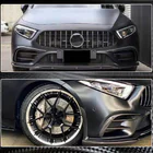 Mercedes CLS C257 2018- Nakładki na Zderzak Przedni (do AMG-Line 2018-2020, Carbon) zdjęcia 4