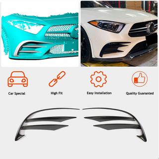 Nakładki na Zderzak Przedni (do AMG-Line 2018-2020, Carbon) zdjęcia 2