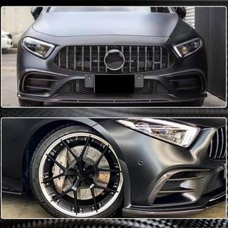 Nakładki na Zderzak Przedni (do AMG-Line 2018-2020, Carbon) zdjęcia 4