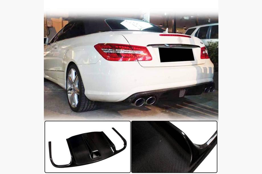 Mercedes E-class coupe C207 2010-2017 Dyfuzor tylny do E63 AMG 2009-2013, Carbon Image