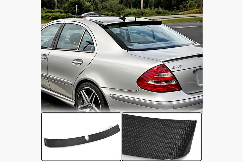 Mercedes E-class W211 2002-2009 Blendna Spoilera Tylnego (2002-2006, Carbon) Image