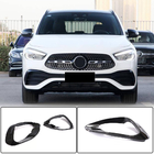 Mercedes GLA H247 2020- Nakładki na przedni zderzak V1 (do AMG/AMG-Line, karbon) zdjęcia 1