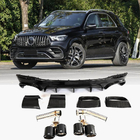 Mercedes GLE W167 2018- Dyfuzor tylny z końcówkami wydechu GLE63 Carbon (2018-2026) zdjęcia 1