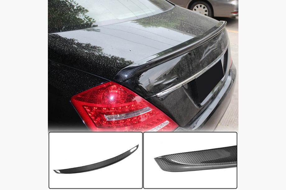 Mercedes S-сlass W221 2005-2013 Spoiler V2 (Carbon) Image