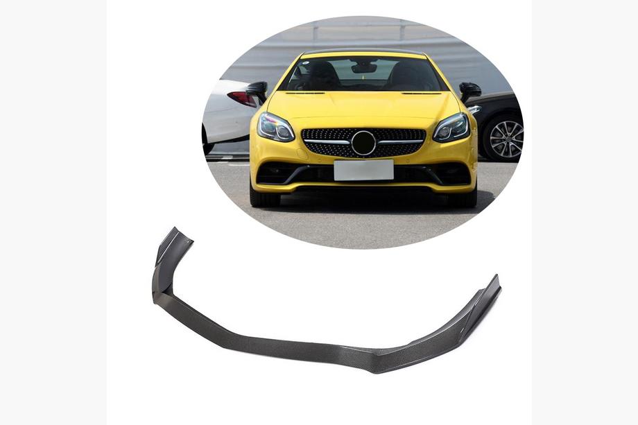 Mercedes SLK R172 2011-2016 Nakładka na przedni zderzak Lip (do Base 2016-2020, Carbon) Image