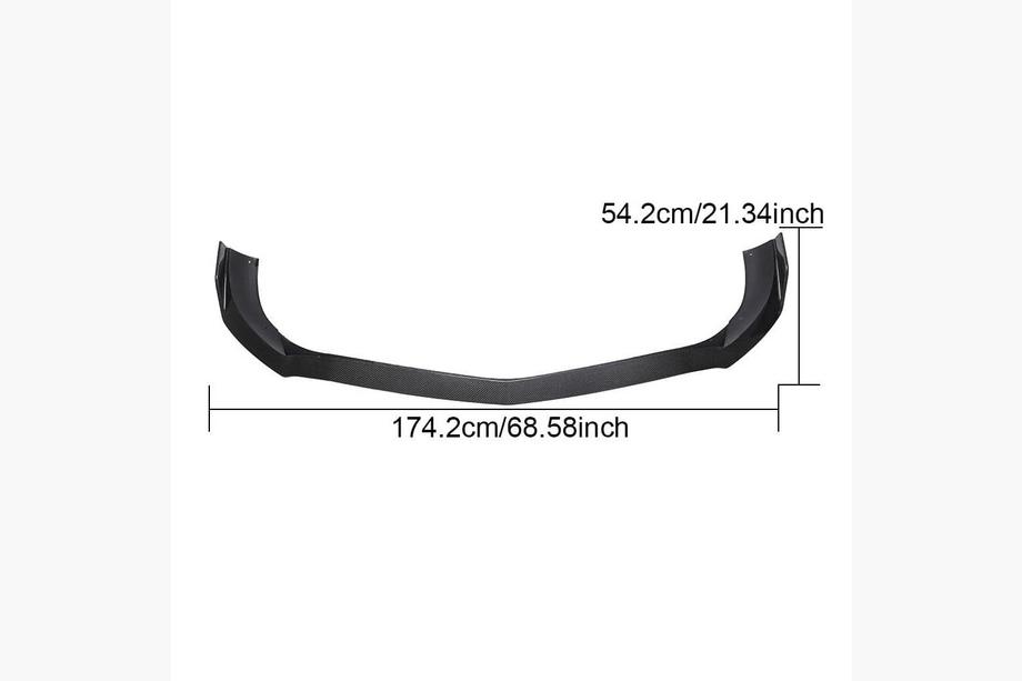 Mercedes SLK R172 2011-2016 Nakładka na przedni zderzak Lip (do Base 2016-2020, Carbon) Zdjęcia 6