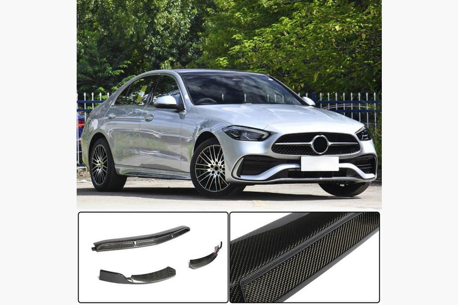 Mercedes C-class W206 2022- Nakładka na Przedni Zderzak Lip (dla AMG-Line, Carbon) Image