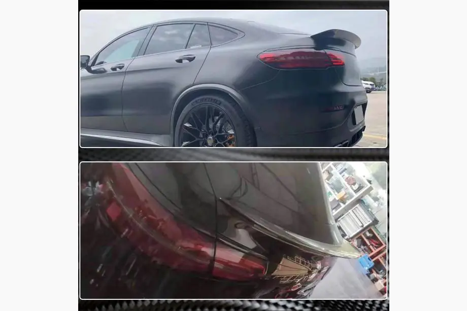 Mercedes GLC coupe C253 2016-2023 Spojler V2 (Carbon) Zdjęcia 5