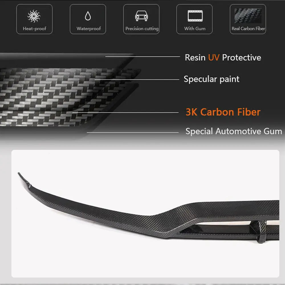 Nakładka na przedni zderzak Lip do AMG-Line 2020+, Carbon zdjęcia 4