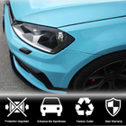 Volkswagen Golf 7/E-Golf 2012-2020 Brewki na reflektory (Carbon) zdjęcia 3