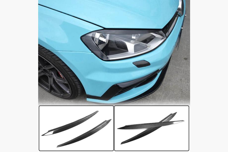 Volkswagen Golf 7/E-Golf 2012-2020 Brewki na reflektory (Carbon) Image