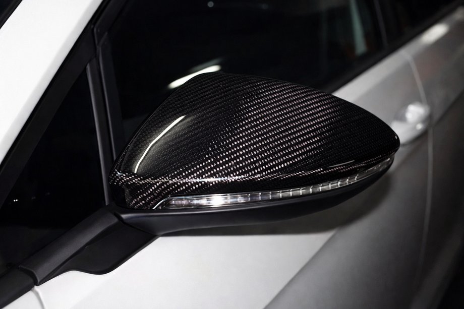 Volkswagen Golf 7/E-Golf 2012-2020 Nakładki Lusterek V2 (Carbon) Image
