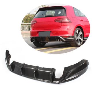 Dyfuzor Tylnego Zderzaka V1 (do Base/GTI HB 2012-2017, Carbon) Volkswagen Golf 7/E-Golf 2012-2020 zdjęcia 1