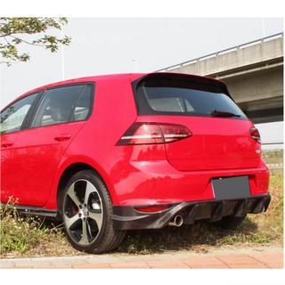 Dyfuzor Tylnego Zderzaka V1 (do Base/GTI HB 2012-2017, Carbon) Volkswagen Golf 7/E-Golf 2012-2020 zdjęcia 3