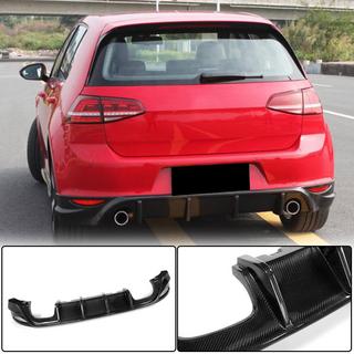 Dyfuzor Tylnego Zderzaka V2 (do Base/GTI HB 2012-2017, Carbon) Volkswagen Golf 7/E-Golf 2012-2020 zdjęcia 1