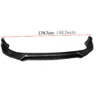 Volkswagen Golf 7/E-Golf 2012-2020 Nakładka na zderzak przedni Lip V1 (do GTI HB 2012-2017, Carbon) zdjęcia 5