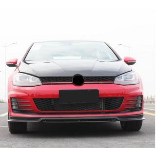 Nakładka Zderzaka Przedniego Lip V3 do GTI HB 2012-2017 Carbon zdjęcia 2