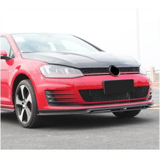 Nakładka Zderzaka Przedniego Lip V3 do GTI HB 2012-2017 Carbon zdjęcia 3