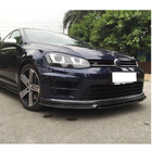 Volkswagen Golf 7/E-Golf 2012-2020 Nakładka na przedni zderzak Lip (do R/R-Line 2012-2017, Carbon) zdjęcia 2