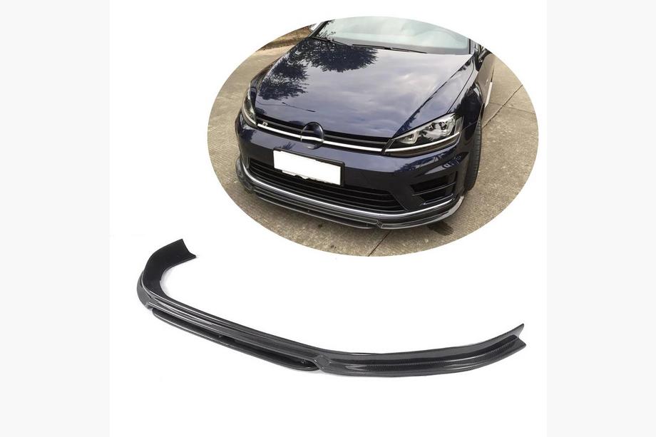 Volkswagen Golf 7/E-Golf 2012-2020 Nakładka na przedni zderzak Lip (do R/R-Line 2012-2017, Carbon) Image