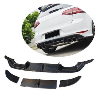 Dyfuzor tylnego zderzaka (do R-Line HB 2012-2017, Carbon) Volkswagen Golf 7/E-Golf 2012-2020 zdjęcia 1
