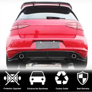 Dyfuzor Tylnego Zderzaka V3 (do Base/GTI HB 2012-2017, Carbon) Volkswagen Golf 7/E-Golf 2012-2020 zdjęcia 2