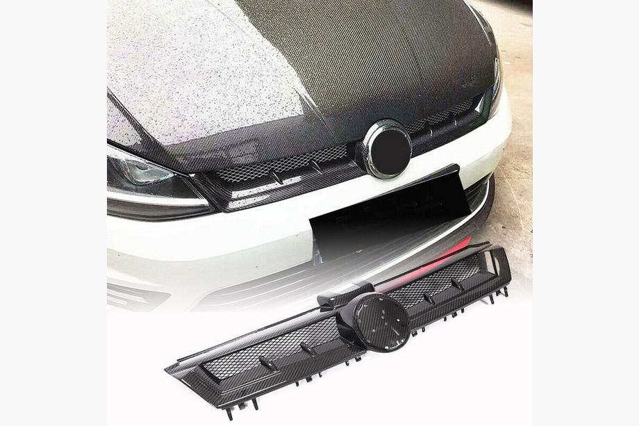 Volkswagen Golf 7/E-Golf 2012-2020 Atrapa chłodnicy (do HB 2012-2017, Suchy Carbon) Image
