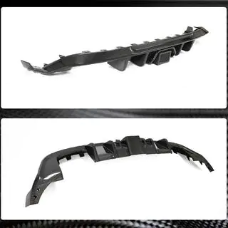 Dyfuzor tylnego zderzaka (Base/R/GTI HB 2017-2020, Carbon) zdjęcia 3