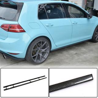 Progi Boczne (do R/R-Line 2017-2020, Carbon) Volkswagen Golf 7/E-Golf 2012-2020 zdjęcia 1