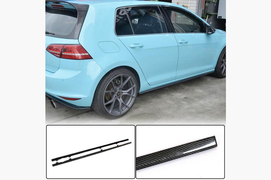 Volkswagen Golf 7/E-Golf 2012-2020 Progi Boczne (do R/R-Line 2017-2020, Carbon) Image