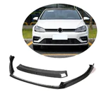 Volkswagen Golf 7/E-Golf 2012-2020 Nakładka na przedni zderzak Lip V2 (do R/R-Line 2017-2020, Carbon) zdjęcia 1