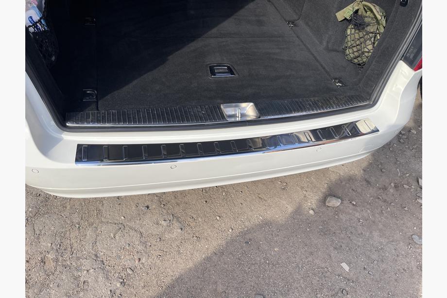 Mercedes E-class W211 2002-2009 Nakładka na tylny zderzak Carmos (SW, stal nierdzewna) Zdjęcia 2