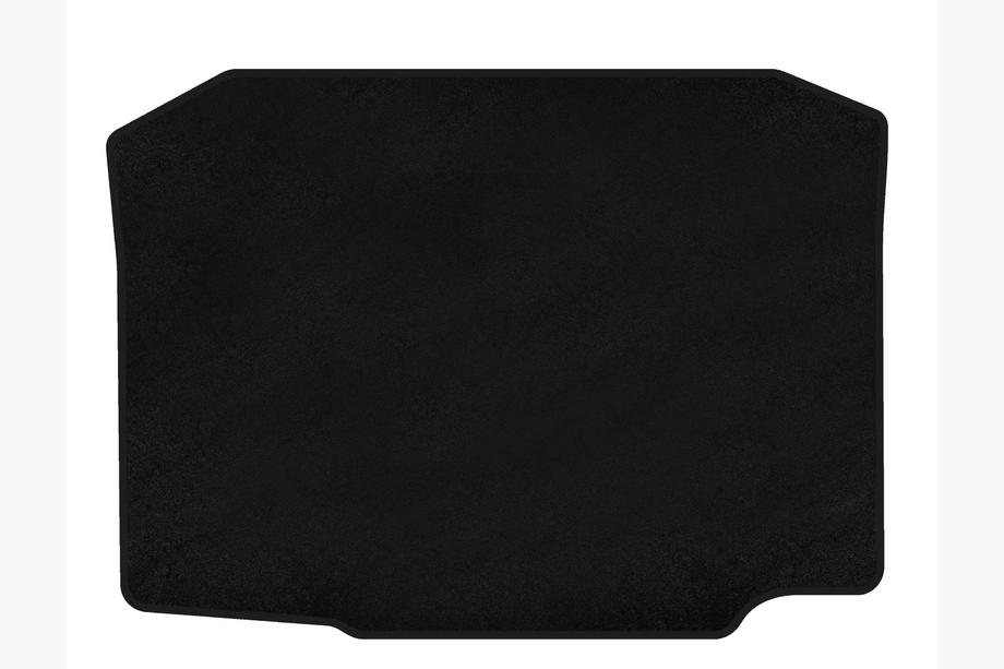 Seat Ibiza 2010-2017 Dywanik bagażnika tekstylny Premium (2010-2012, HB, 5-drzwiowy, Czarny) Image